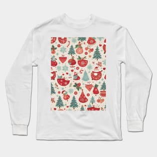 christmas pattern Long Sleeve T-Shirt